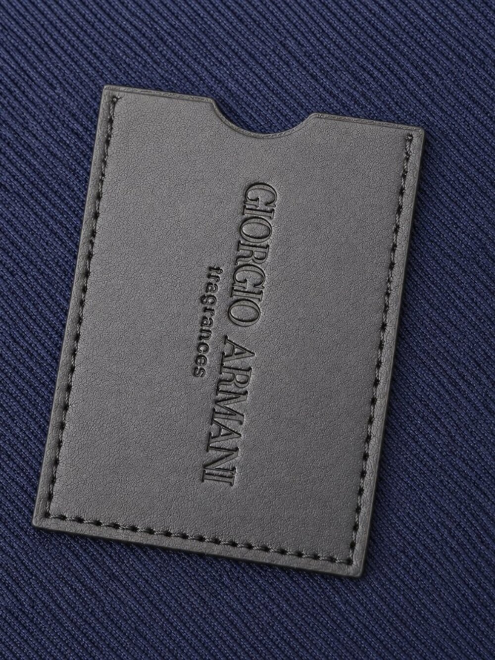 Giorgio Armani Navy Unisex Weekender Travel Tote Duffel Bag Shoulder Crossbody - Picture 6 of 6